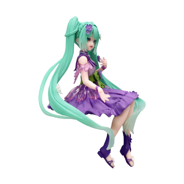 HATSUNE MIKU FLOWER FAIRY COSMOS PURPLE COLOR VER. NOODLE STOPPER FIGURE - Action Figures - Anime