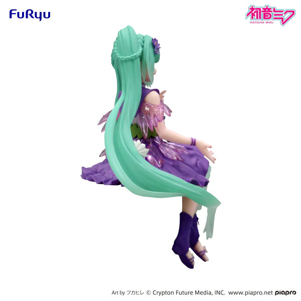 HATSUNE MIKU FLOWER FAIRY COSMOS PURPLE COLOR VER. NOODLE STOPPER FIGURE - Action Figures - Anime