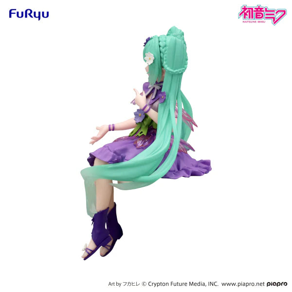 HATSUNE MIKU FLOWER FAIRY COSMOS PURPLE COLOR VER. NOODLE STOPPER FIGURE - Action Figures - Anime