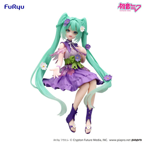HATSUNE MIKU FLOWER FAIRY COSMOS PURPLE COLOR VER. NOODLE STOPPER FIGURE