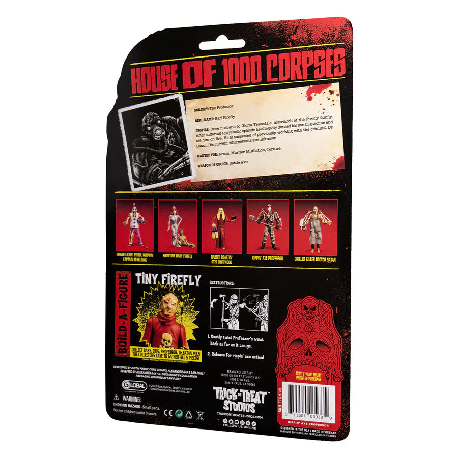 HOUSE OF 1000 CORPSES PROFESSOR FIREFLY ACTION FIGURE - Action Figures - Horror