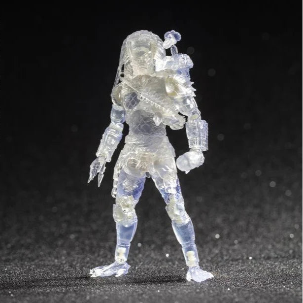 Transparent action figure on a dark background with 'HIYA' branding. - Action Figures - Movies - Alien & Predator