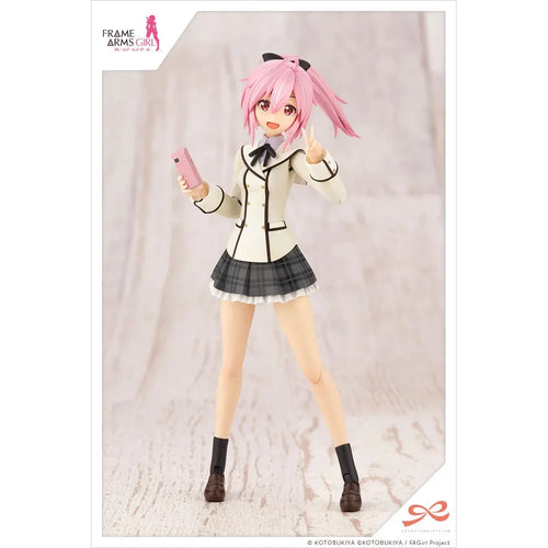Sousai Shojo Teien Ao Gennai Wakaba Girls' High School Winter Clothes Dreaming Style Happy Monochrome Model Kit