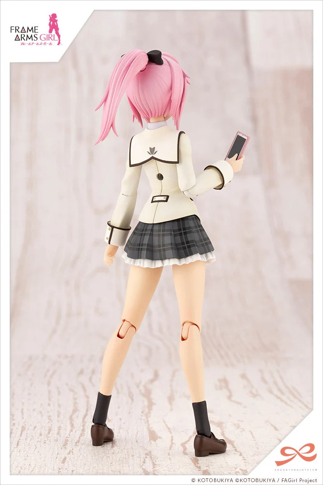 Sousai Shojo Teien Ao Gennai Wakaba Girls' High School Winter Clothes Dreaming Style Happy Monochrome Model Kit - Model Kits