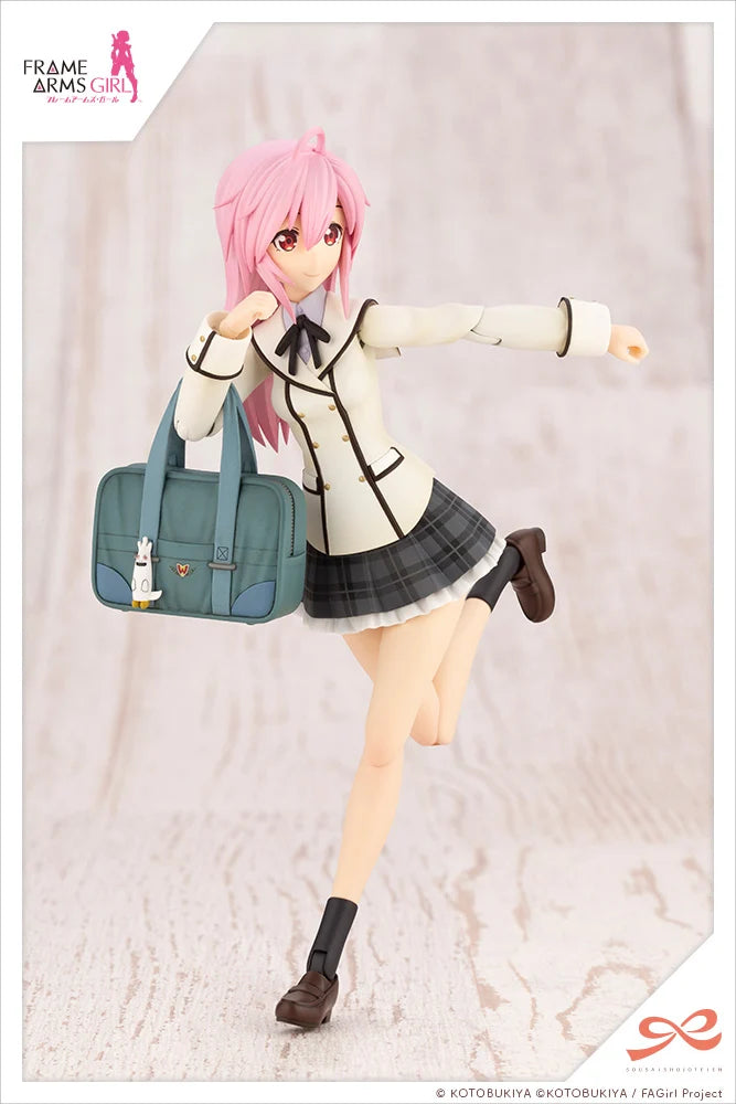 Sousai Shojo Teien Ao Gennai Wakaba Girls' High School Winter Clothes Dreaming Style Happy Monochrome Model Kit - Model Kits