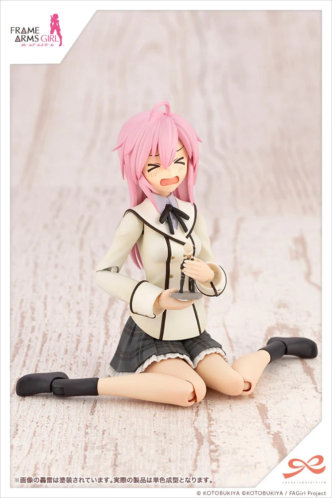 Sousai Shojo Teien Ao Gennai Wakaba Girls' High School Winter Clothes Dreaming Style Happy Monochrome Model Kit - Model Kits