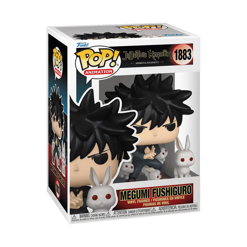 Funko Pop! figure of Megumi Fushiguro from Jujutsu Kaisen in Box
