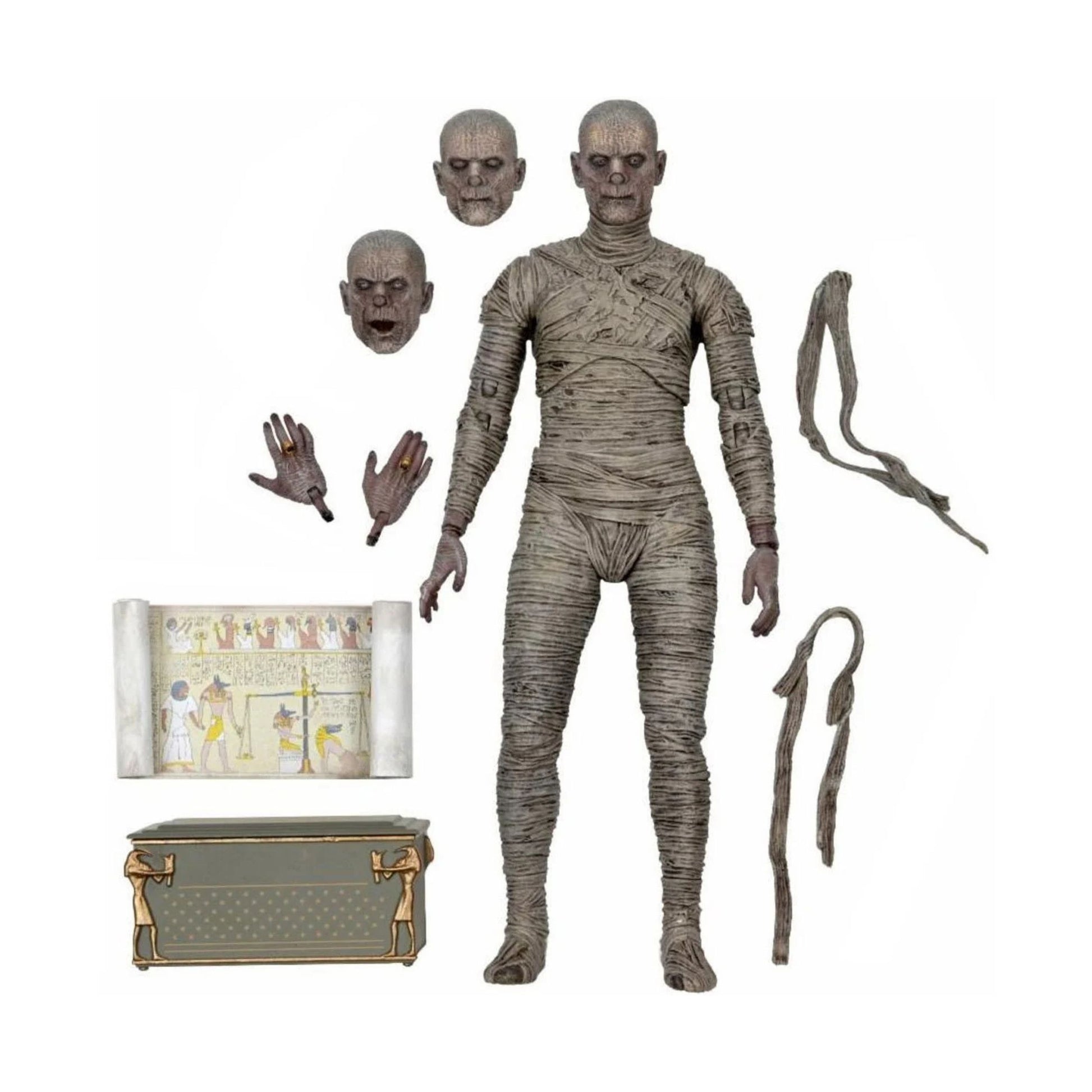 Universal Monsters – The Mummy (Boris Karloff) Ultimate B&W Figure by NECA