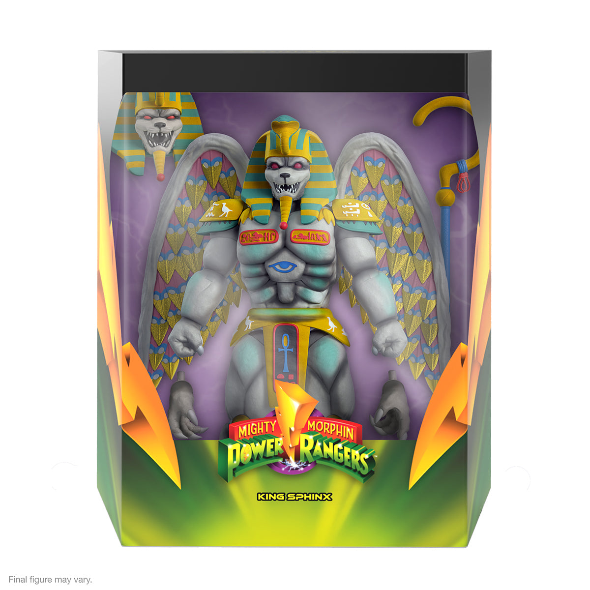 Super7 Ultimates Action Figure - Mighty Morphin Power Rangers - King Sphinx - in box