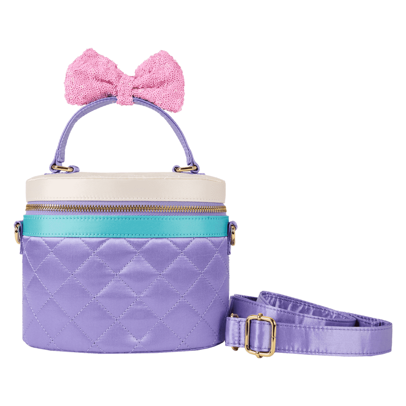 DISNEY DAISY DUCK QUILTED LOUNGEFLY CROSSBODY