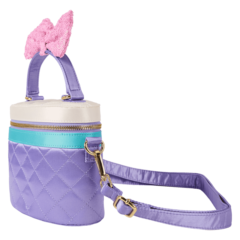 DISNEY DAISY DUCK QUILTED LOUNGEFLY CROSSBODY