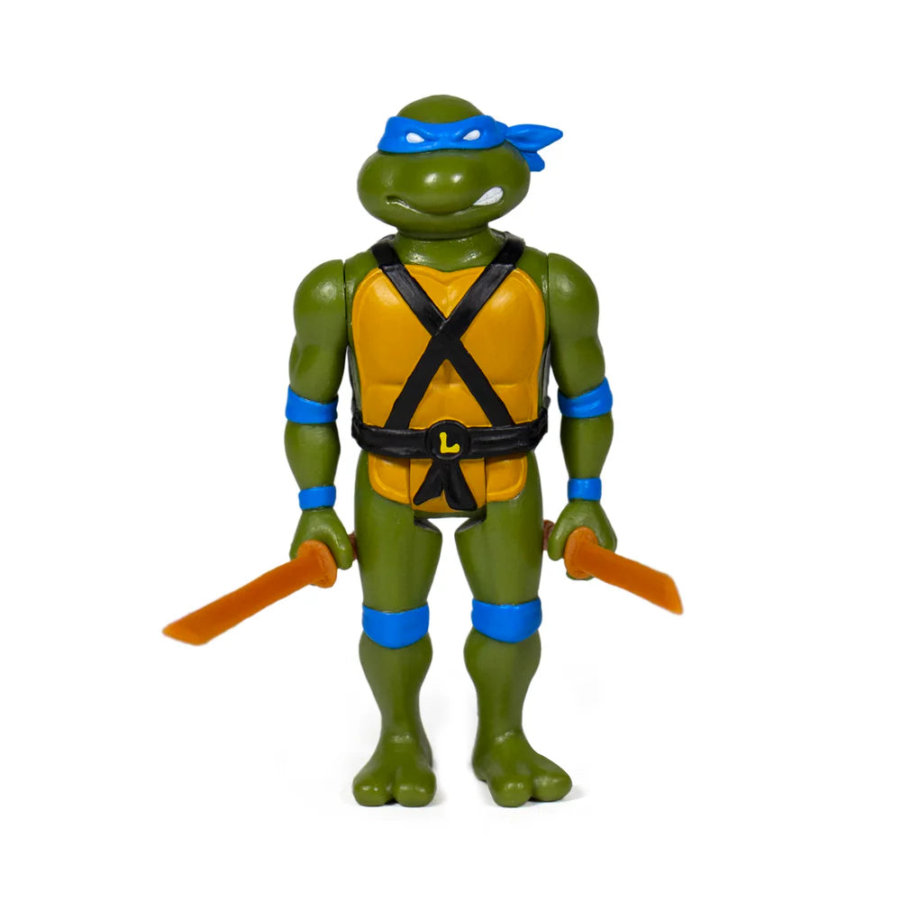 Leonardo Teenage Mutant Ninja Turtles Super7 ReAction Figure - Action Figures - Animation - TMNT