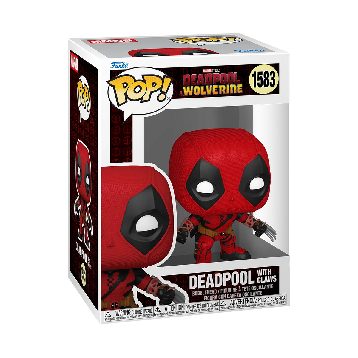 MARVEL DEADPOOL WITH CLAWS #1583 POP!