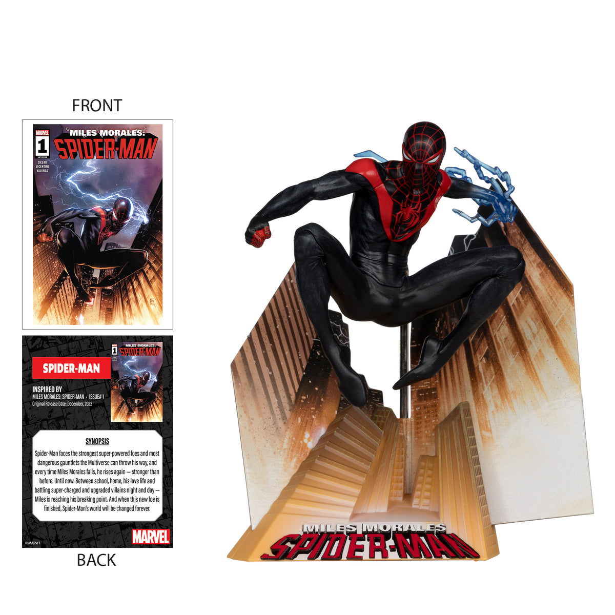 Marvel Miles Morales Spider-Man #1 1/10 Scale Figure - Action Figures - Marvel