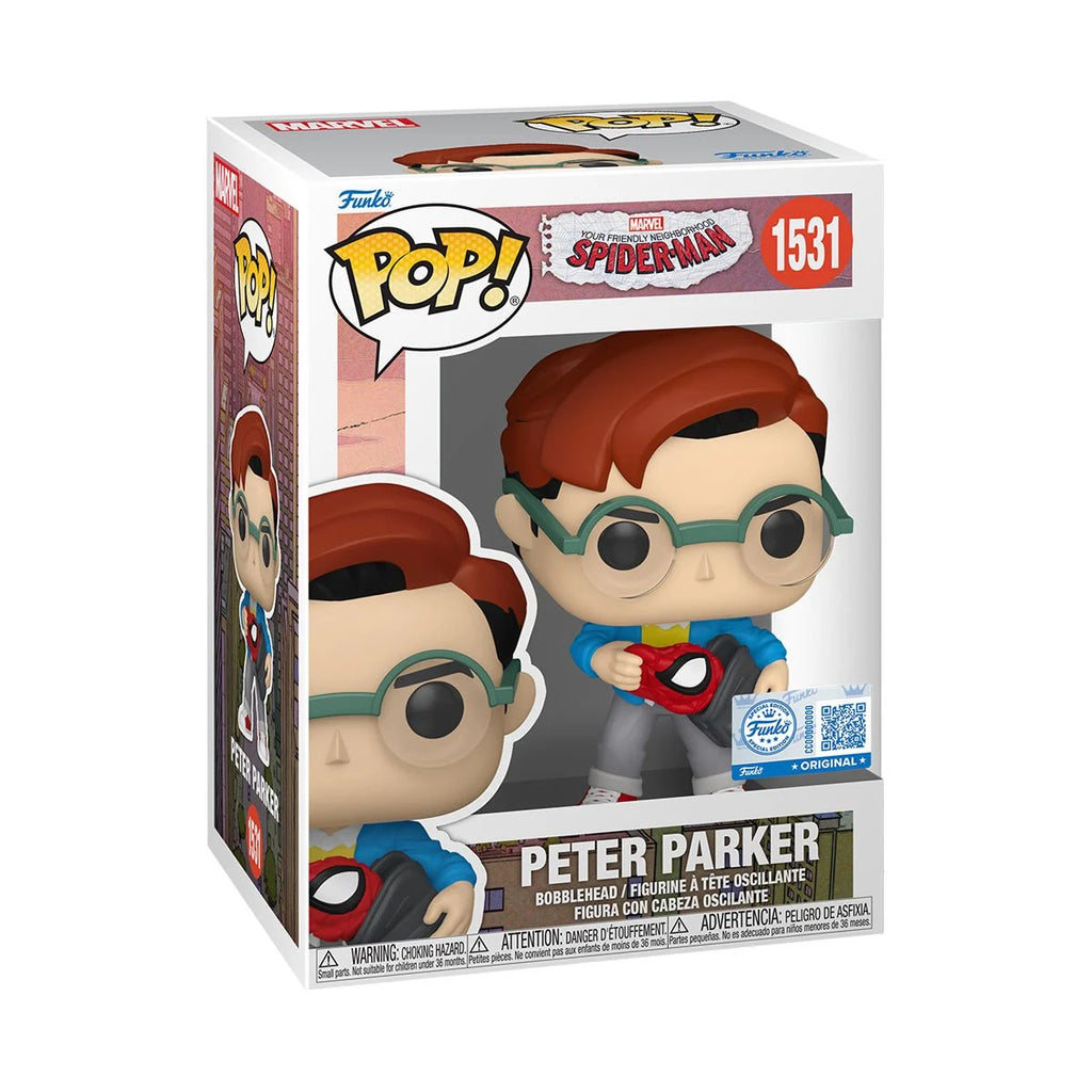 Peter Parker Funko Pop! in box