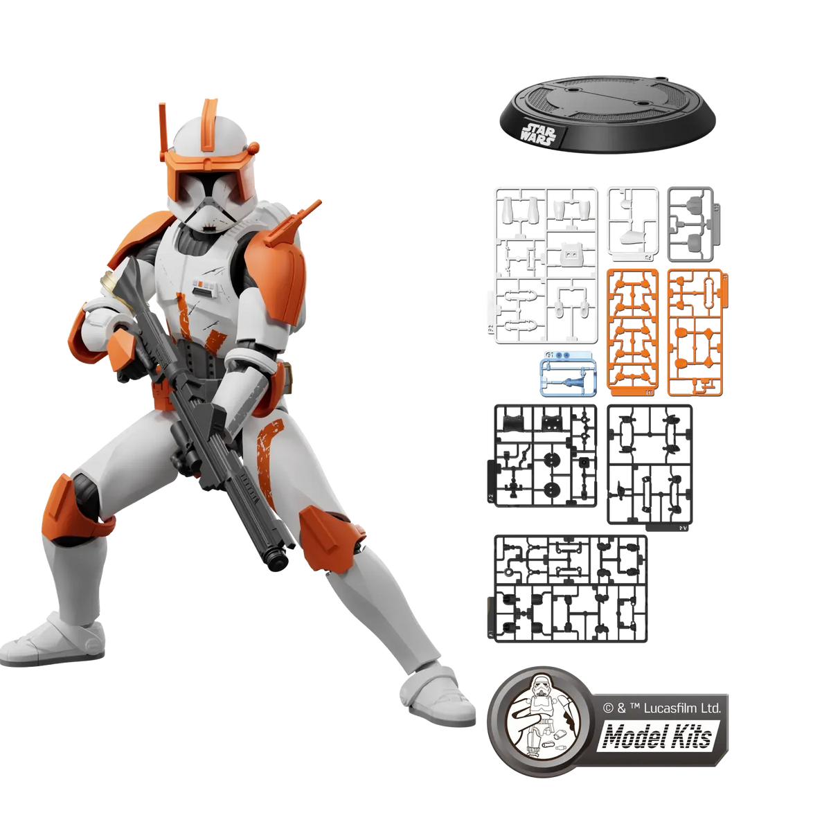 Star Wars: Attack of the Clones Clone Commander Cody Champion Class Model Kit #10 - Model Kits