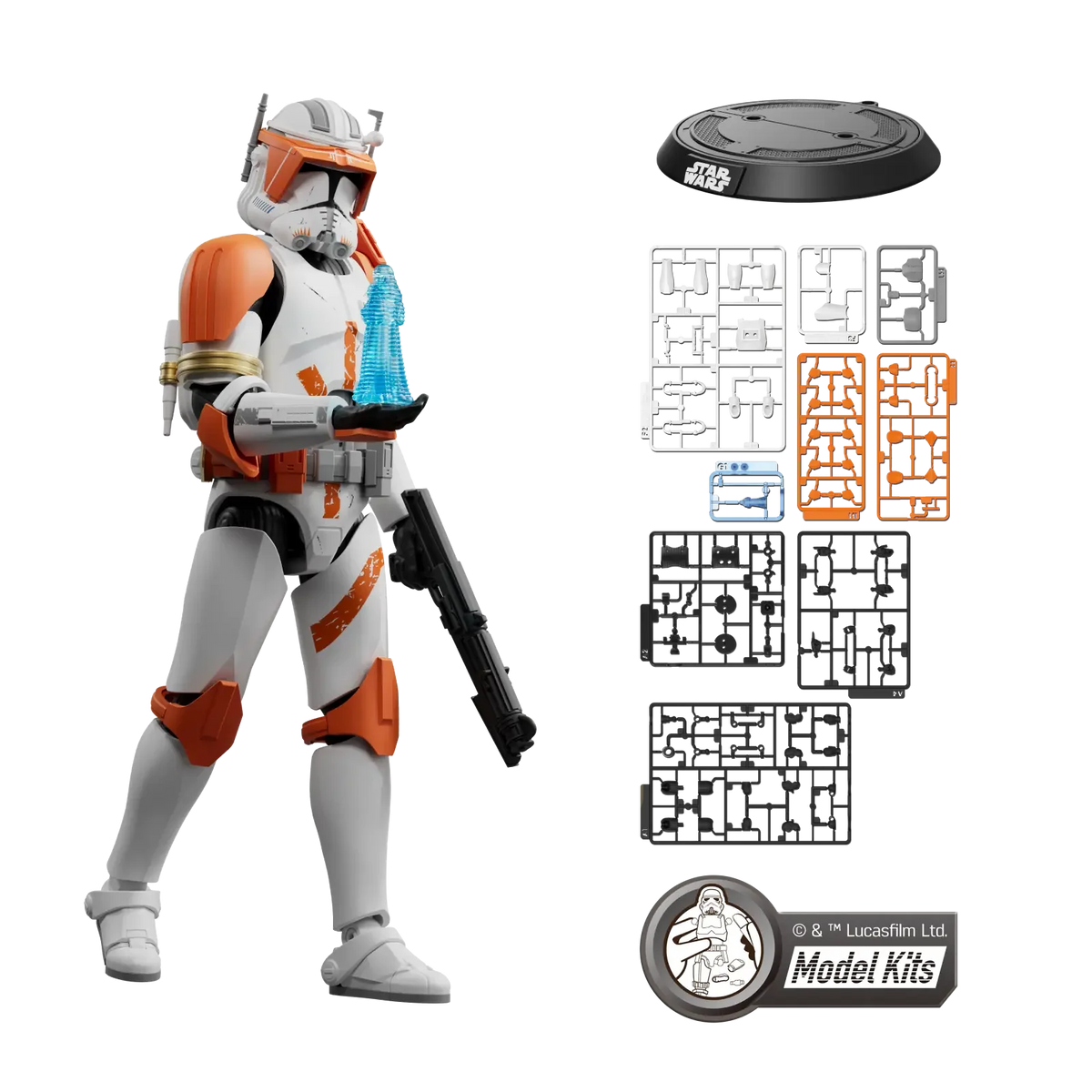 Star Wars: Attack of the Clones Clone Commander Cody Champion Class Model Kit #10 - Model Kits