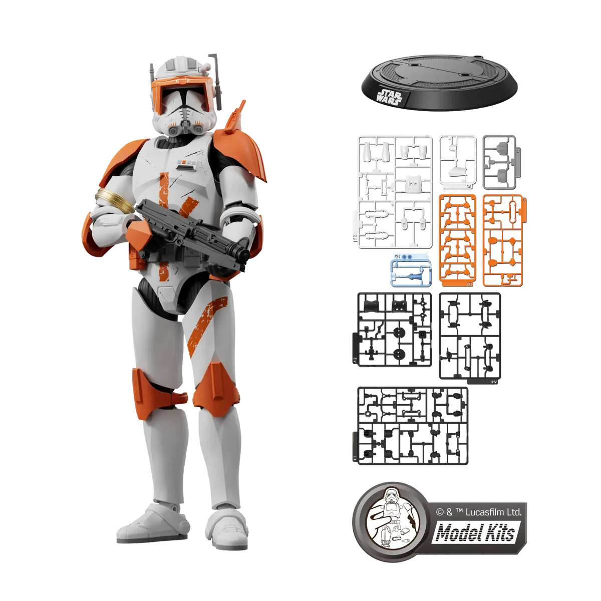 Star Wars: Attack of the Clones Clone Commander Cody Champion Class Model Kit #10 - Model Kits