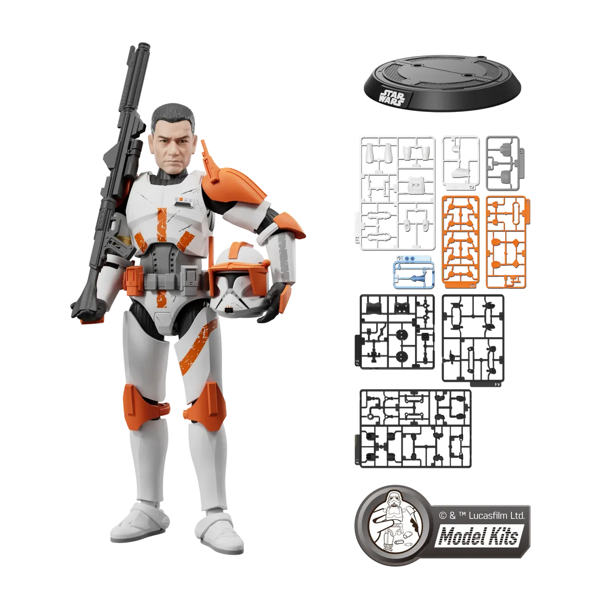 Star Wars: Attack of the Clones Clone Commander Cody Champion Class Model Kit #10 - Model Kits