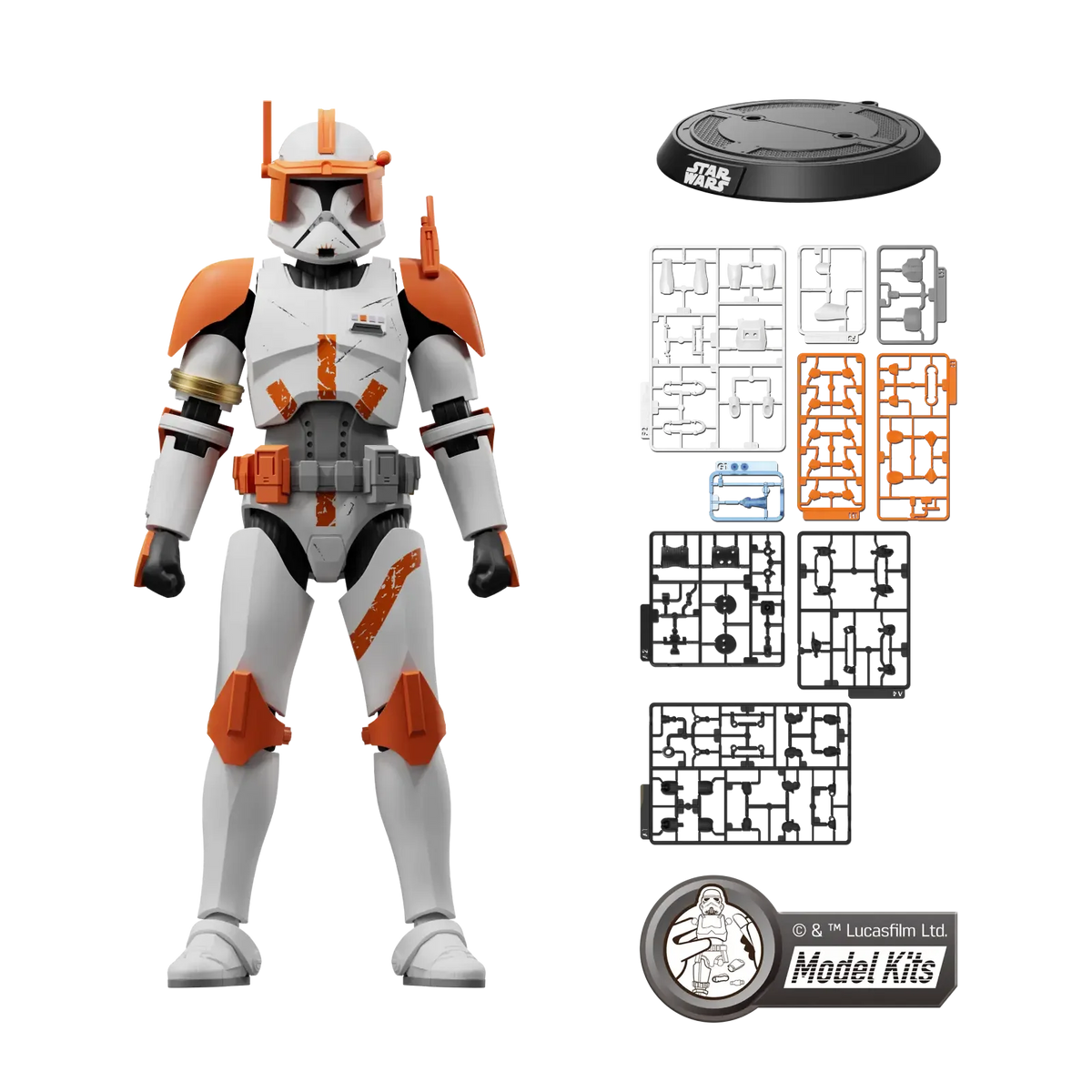 Star Wars: Attack of the Clones Clone Commander Cody Champion Class Model Kit #10 - Model Kits