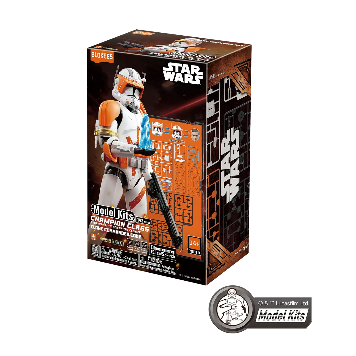 Star Wars: Attack of the Clones Clone Commander Cody Champion Class Model Kit #10 - Model Kits