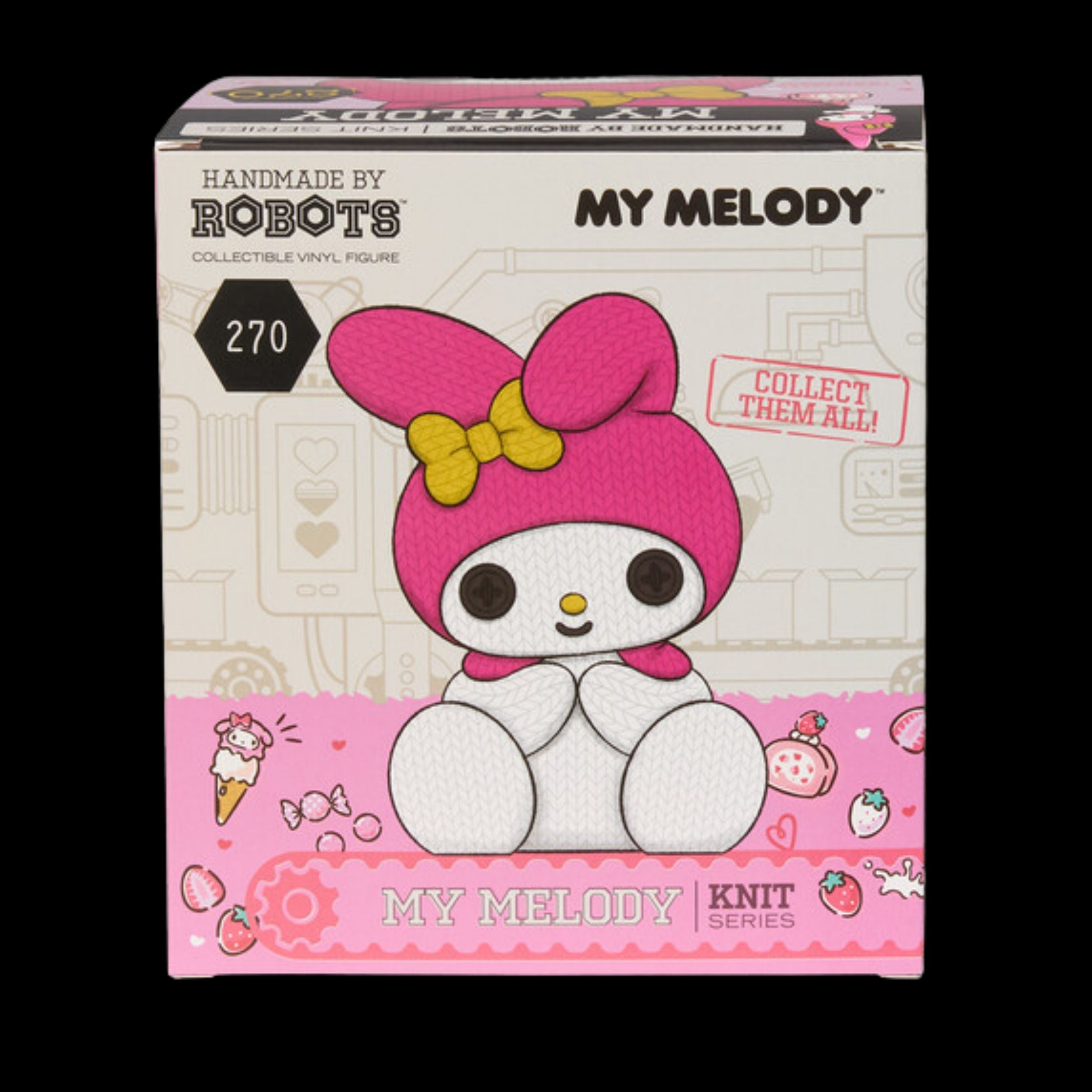 Sanrio My Melody Handmade by Robots Vinyl Figure | Mythical Mountain