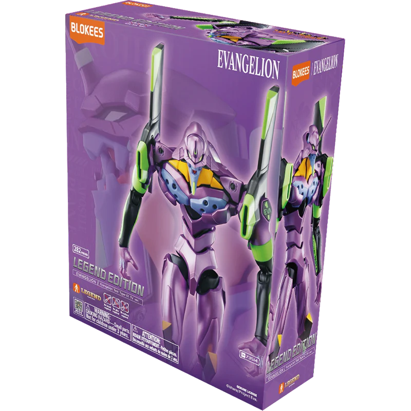 NEON GENESIS EVANGELION EVA 01 TEST TYPE BLOKEES ACTION EDITION MODEL KIT - Movies