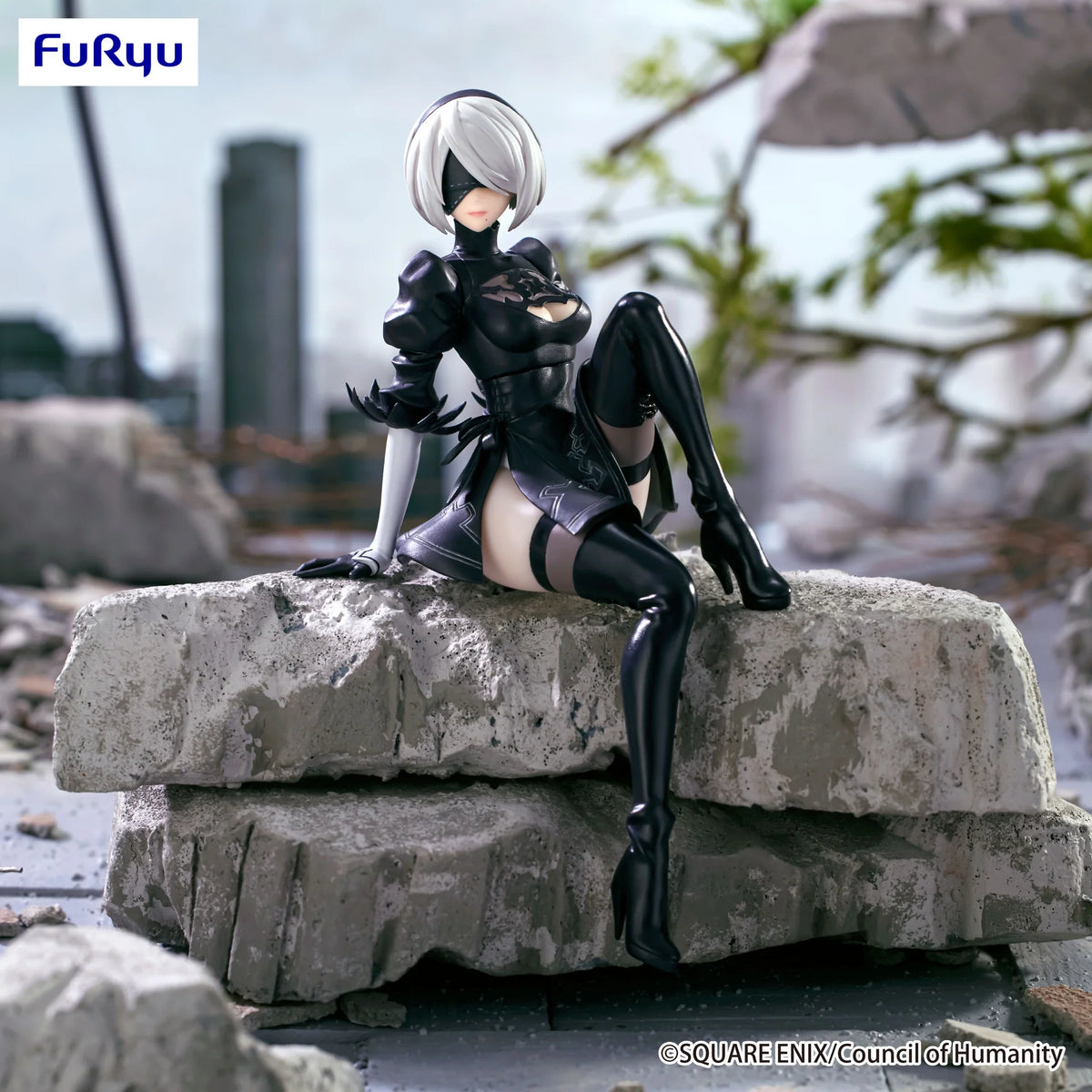 NIER AUTOMATA 2B NOODLE STOPPER FIGURE