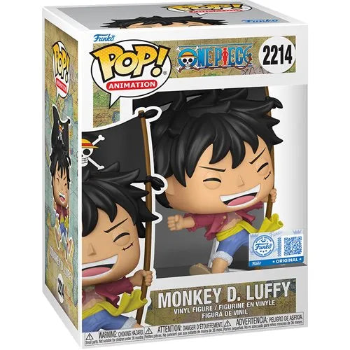 Funko Pop! One Piece Monkey D. Luffy with Flag Exclusive #2214