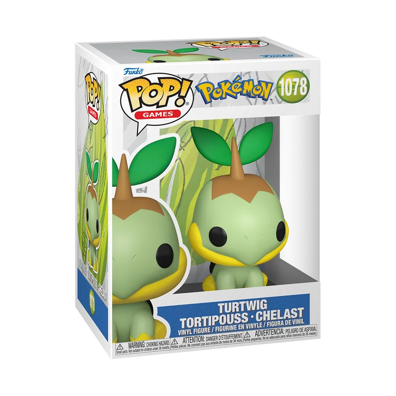 POP Games: Pokémon – Turtwig #1078 Vinyl Figure