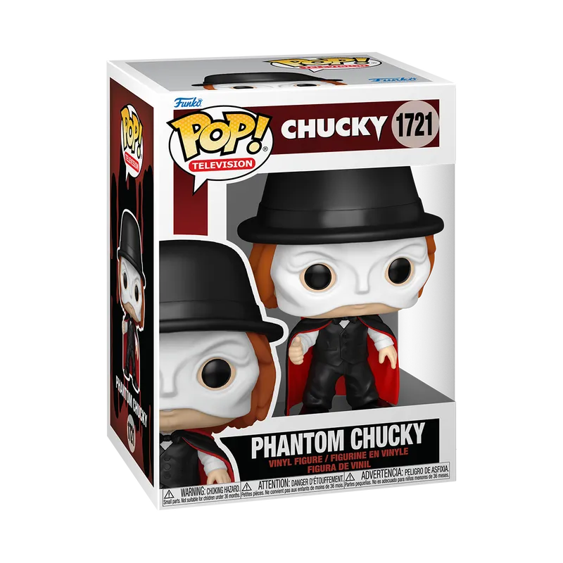POP TV: Phantom Chucky #1721 – Chucky as the Phantom of the Opera Funko Pop!