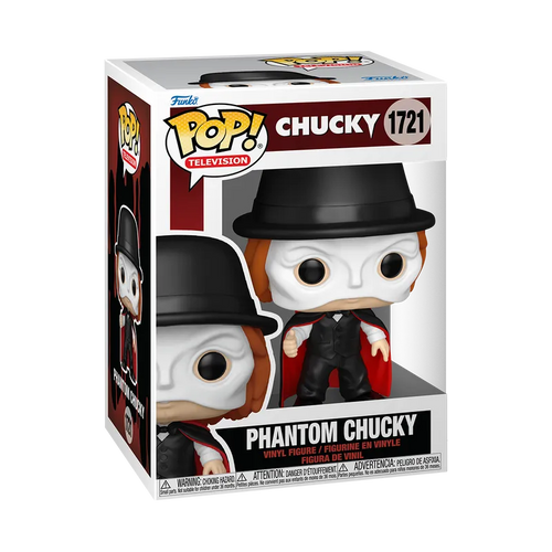 POP TV: Phantom Chucky #1721 – Chucky as the Phantom of the Opera Funko Pop!