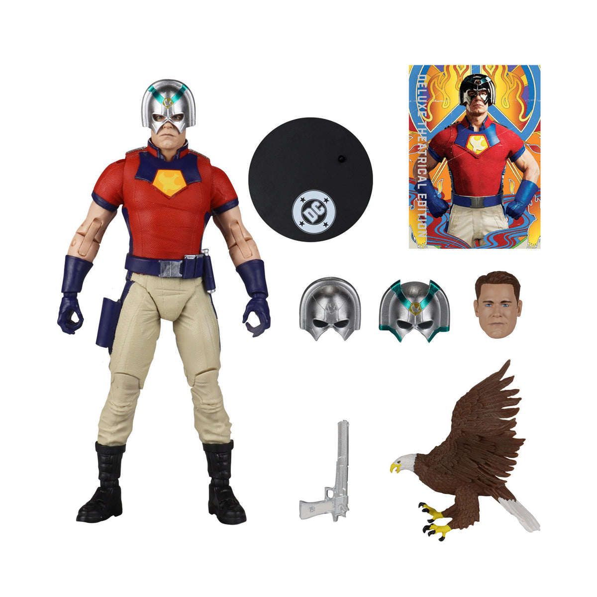 Peacemaker – DC Comics (Theatrical Edition) – McFarlane Deluxe Figure - Action Figures - DC Comics