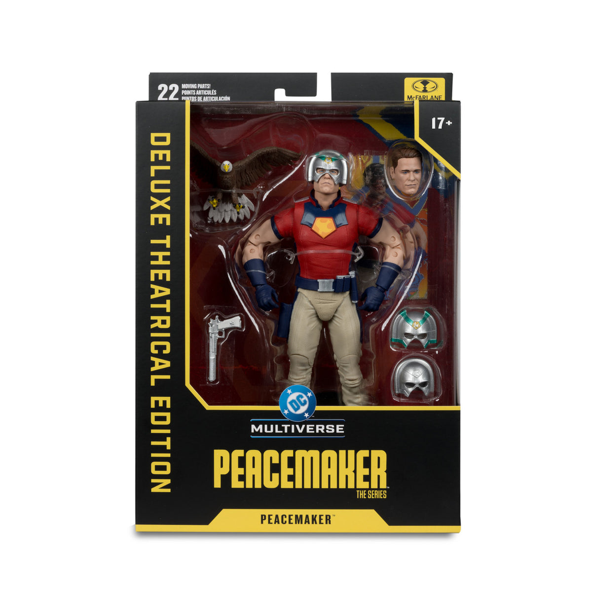 Peacemaker – DC Comics (Theatrical Edition) – McFarlane Deluxe Figure - Action Figures - DC Comics