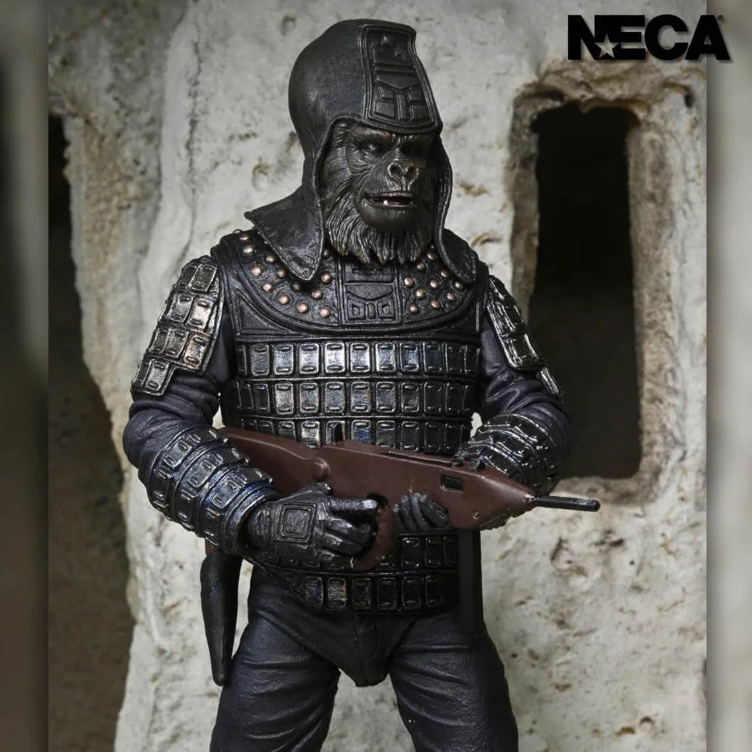 NECA Ben Cooper Costume Series #31 – Planet of the Apes Gorilla Soldier Figure - Action Figures