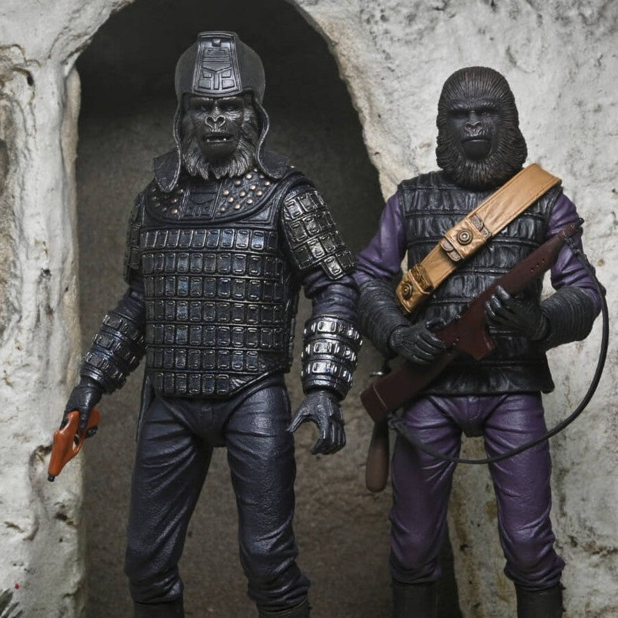 NECA Ben Cooper Costume Series #31 – Planet of the Apes Gorilla Soldier Figure - Action Figures