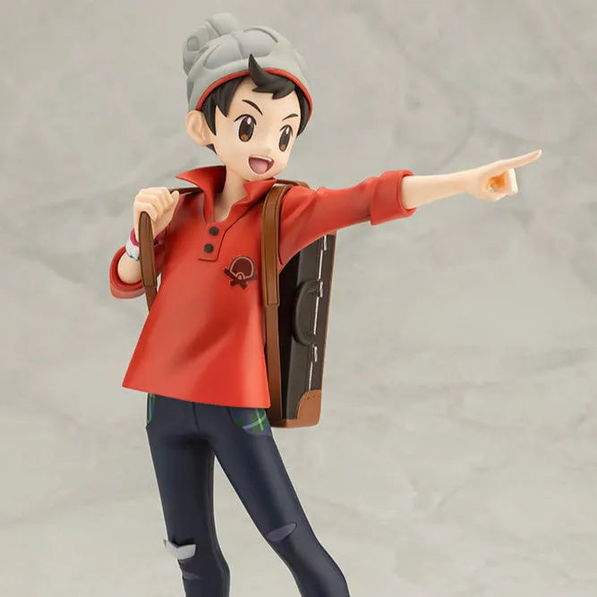 Pokémon Victor with Scorbunny ARTFX J Statue by Kotobukiya