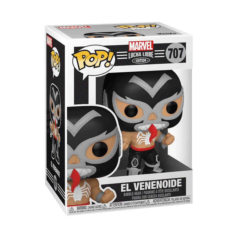Marvel Lucha Libre – El Venenoide (Venom) #707 – Collector Corps Exclusive Pop!