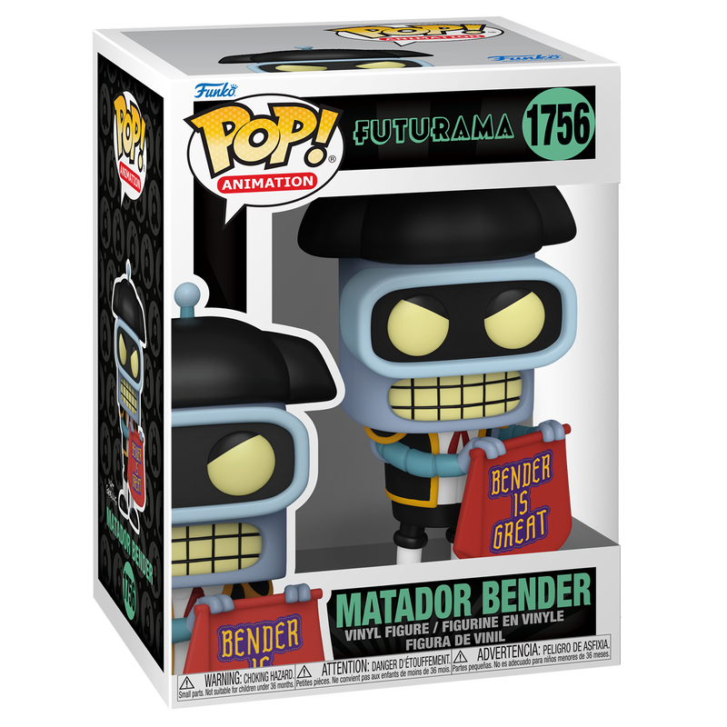 Futurama – Bender (Matador) – Funko Pop! #1756