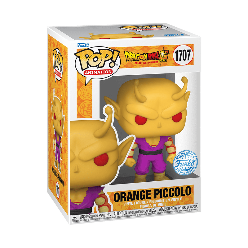 Funko Pop Figure of Orange Piccolo from Dragon Ball in box
