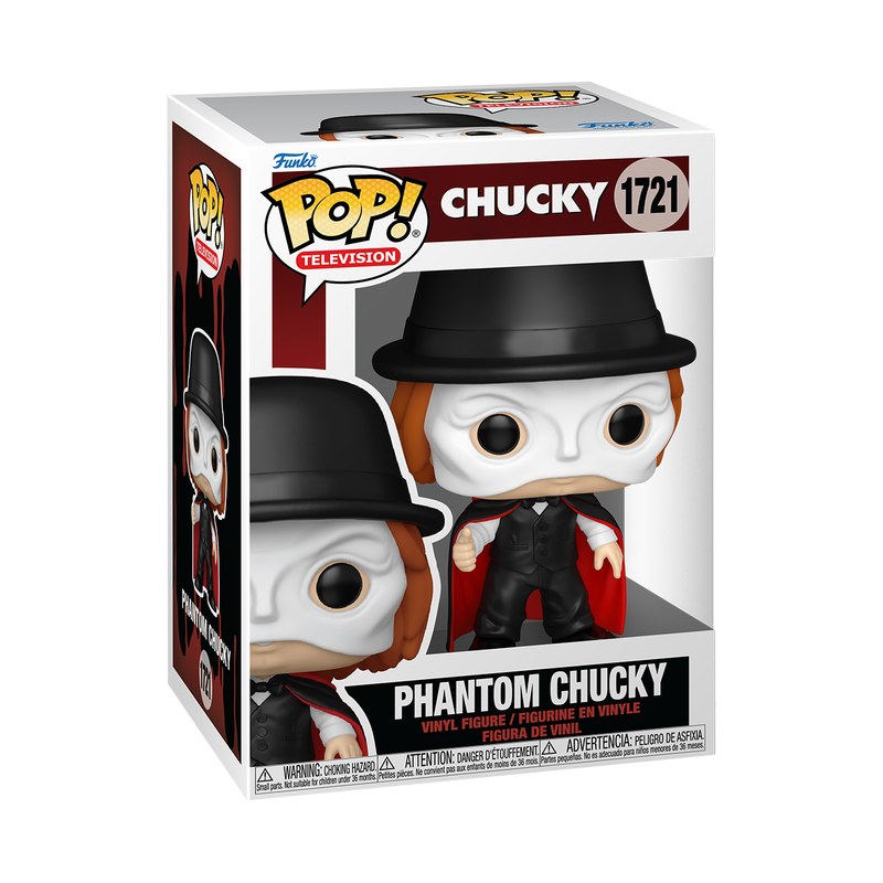 POP TV: Phantom Chucky #1721 – Chucky as the Phantom of the Opera Funko Pop!
