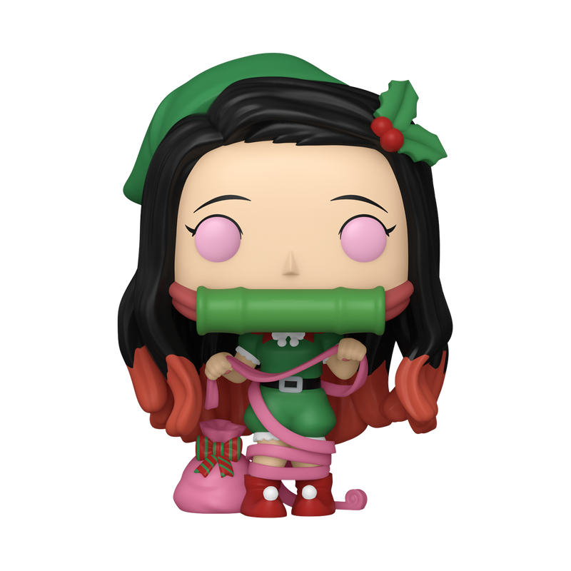 Demon Slayer – Nezuko Kamado (Festive Elf) – Funko Pop! Plus #2033