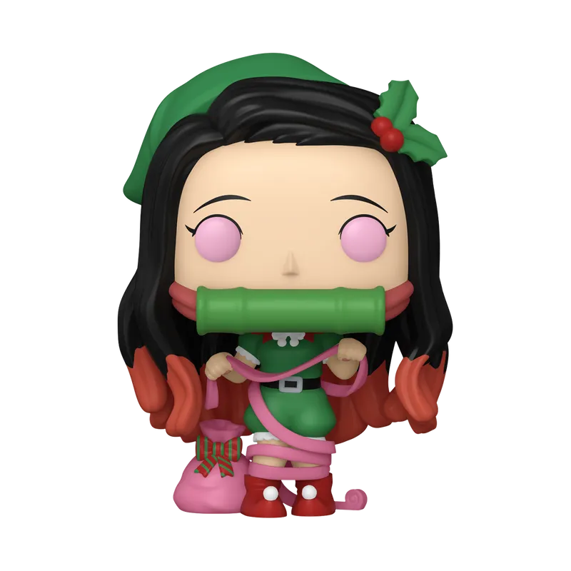 Demon Slayer – Nezuko Kamado (Festive Elf) – Funko Pop! Plus #2033