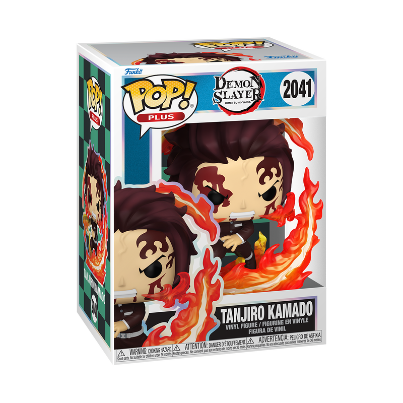 Demon Slayer – Tanjiro Kamado (Flaming Sword) – Funko Pop! Plus #2041