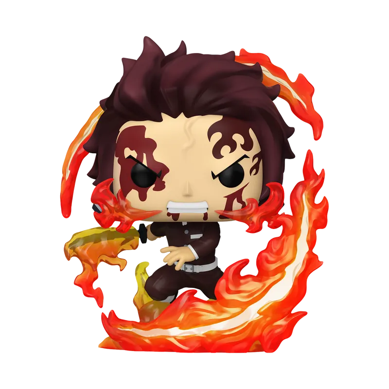 Demon Slayer – Tanjiro Kamado (Flaming Sword) – Funko Pop! Plus #2041 - Funko - Funko Pops - Common - Anime
