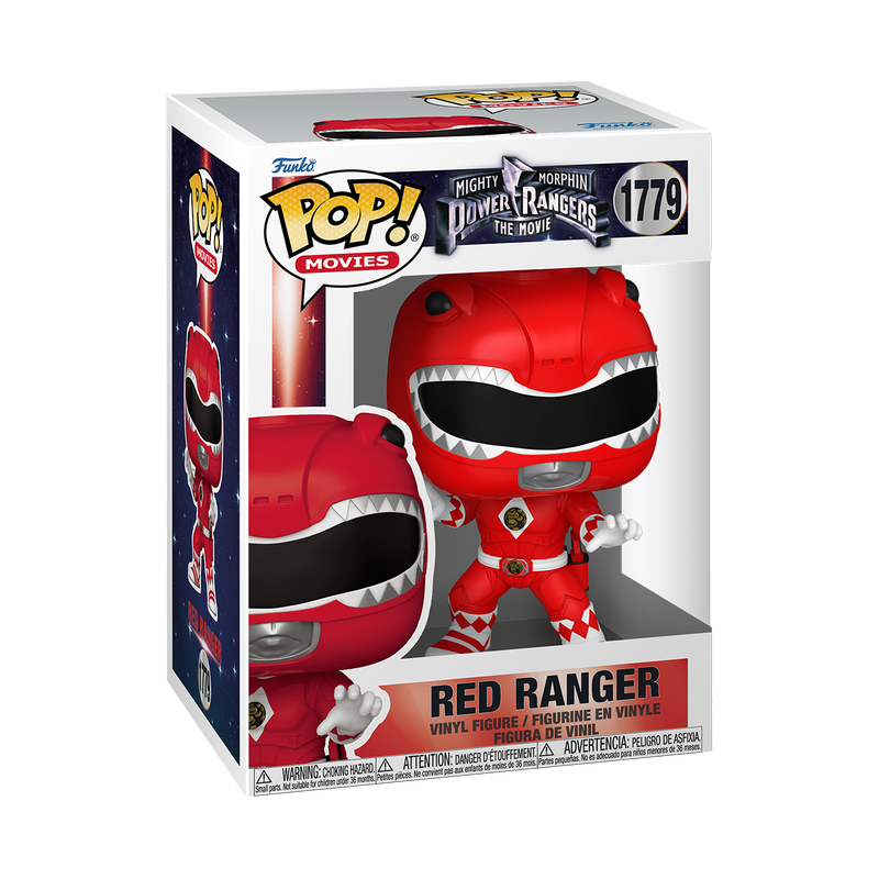 Red Ranger Funko Pop from the Mighty Morphin Power Rangers - in Box