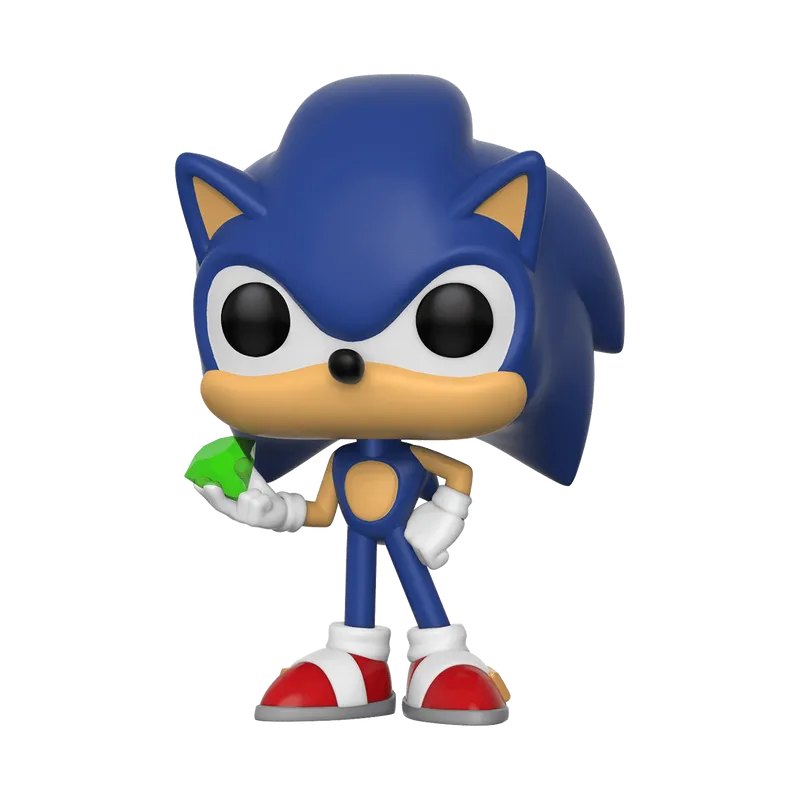 Sonic the Hedgehog – Sonic with Emerald #284 Funko Pop! Vinyl Figure