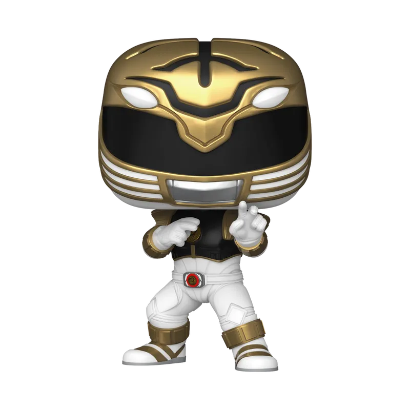 White Ranger Funko Pop from the Mighty Morphin Power Rangers