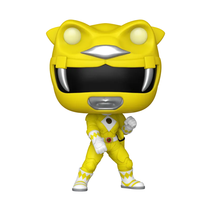 Yellow Ranger Funko Pop from the Mighty Morphin Power Rangers