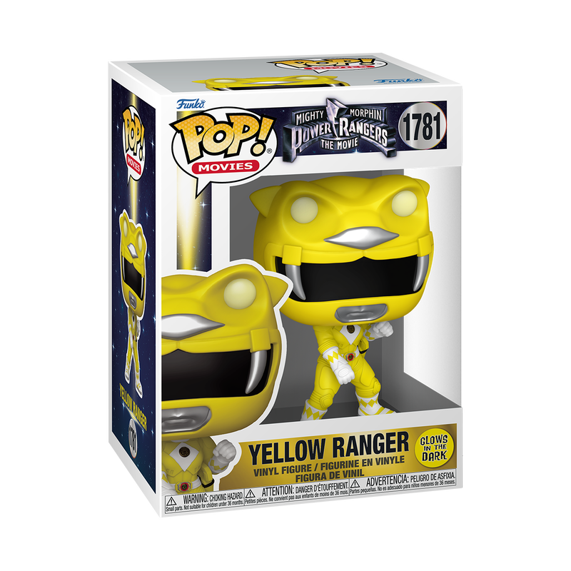 Yellow Ranger Funko Pop from the Mighty Morphin Power Rangers - In Box - Action Figure